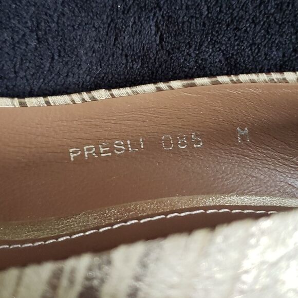 DONALD J. PLINER PRESLI-R7 PLATINO METALLIC SHOES - Picture 12 of 16